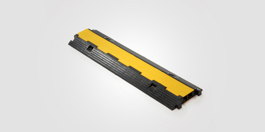 Heavy-duty electric cable speed bump